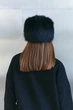 Женская шапка из искуссвенного меха FURGLAM черная с подкладом - изображение 3