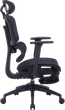 Офисное кресло OfficePro Skyline Footrest Black (OC750-B-B-B) - изображение 4