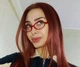 Очки с узкой овальной красной оправой, винтаж, нулёвые байонетта office siren - изображение 3