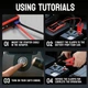 Пускозарядний пристрій (Jump Starter) ENGIHU 12V з LCD-дисплеєм та Smart-затискачами + Кейс - изображение 5