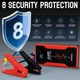 Пускозарядний пристрій (Jump Starter) ENGIHU 12V з LCD-дисплеєм та Smart-затискачами + Кейс - изображение 6