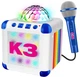 Odtwarzacz karaoke Studio 100 K3 Bluetooth Disco Box z pokazem świateł dyskotekowych i mikrofonem (MEK3B2001030) (5414233251538) - obraz 2