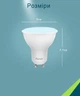 Светодиодная лампа Feron LB-217 10Вт GU10 6500K свет холодный (LB-217/GU10) - изображение 3