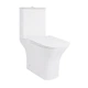 Унитаз-компакт Qtap Presto Quadro безободочный с сиденьем Soft-close QT24221215AW - изображение 1