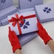 Платок Liane House Утренний Цветок из натурального шелка твил размером 60x60 см оранжево-голубой - изображение 8