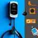 Зарядна станція для електромобіля Feyree 12 кВт 50A, Type1 Gemini PRO Wi-Fi - зображення 1
