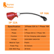 Перехідник в розетку Red CEE 32A Schuko 3,5 кВт 16A (розетка) - зображення 5