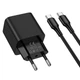 Зарядное устройство с быстрой зарядкой 20W и кабелем Type-C to Type-C HOCO CS83A 1USB, 1Type-C Черный - изображение 6