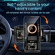 Держатель с беспроводной зарядкой для телефона ( IPhone та Android ) в автомобиль CARHolder T8 черный - изображение 3