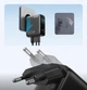 Сетевое зарядное устройство Anker GaN Charger 100W, 2xUSB-C, 1xUSB-A, Display Dark Gray (B121BGZ1) + кабель USB Type-C - изображение 3