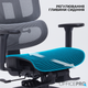 Кресло офисное OfficePro Skyline Footrest Black/Dark Gray (OC750-B-DG-DG) - изображение 9