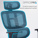Кресло офисное OfficePro Skyline Footrest Black/Dark Gray (OC750-B-DG-DG) - изображение 16