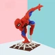 Конструктор-пазл Человек-Паук 3700 деталей 3D модель супергероя на паутине 46 см для сборки для детей и взрослых - изображение 6
