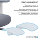 Кресло офисное OfficePro Skyline Footrest White/Dark Gray (OC750-W-DG-DG) - изображение 9