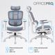 Кресло офисное OfficePro Skyline Footrest White/Dark Gray (OC750-W-DG-DG) - изображение 19