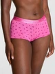 Женские трусики Victoria's Secret (673228977581) Logo Cotton Boyshort XS розовые - изображение 1