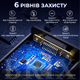 FM-модулятор трансмиттер Bluetooth 5.0 с выдвижными кабелями Type-C/Lightning и быстрой зарядкой 100W Черный - изображение 3
