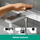 Душова система HANSGROHE Croma E Showerpipe 280 1jet з термостатом для ванни (27687000) - изображение 2