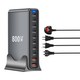 Блок живлення USB-C зарядний пристрій USB Хаб GaN 800W (800Вт) Швидка Зарядка для ноутбука та телефону PD 140W - зображення 1
