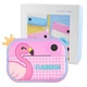 Дитячий фотоапарат миттєвого друку YT008 PINK FLAMINGO з підтримкою microSD - зображення 1