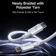 Кабель Baseus New Braided Fast Charging Type-C to Type-C 100W (2m) Black - зображення 3