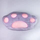 Мягкая игрушка-подушка с пледом Лапка 110×170 (см) плюшевый детский плед 3в1 Серый 520-20G - изображение 4