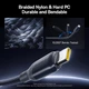 Кабель Baseus PicoGo Fast Charging Type-C to Type-C 240W (2m) Black - зображення 3