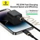 Кабель Baseus Dura Series Fast Charging Type-C to Lightning 20W (2m) Black/Gold - зображення 6