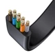 Кабель патч-корд Baseus High Speed Six RJ45 Gigabit Ethernet Flat Cable (1m) Black - зображення 6