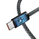 Кабель Baseus Dynamic Series Fast Charging Type-C to Type-C 100W (2m) Slate Gray - зображення 3
