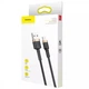 Кабель Baseus Cafule Cable USB to Lightning 1.5A (2m) Black/Red - зображення 8