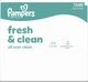 Упаковка детских влажных салфеток Pampers Fresh Clean 80 шт х 12 пачек (960 шт) (8006530134552) - изображение 2