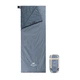 Спальник надлегкий Naturehike Ultralight LW180 NH21MSD09 лівий, (15°C), p-p M, сіро-синій - зображення 1