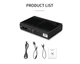 (ИБП) UPS для Роутера 10400 mAh DC1018P / DC1018L (Сменные АКБ 18650 4шт в комплекте) Black - изображение 2