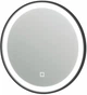 Зеркало Juventa Faro 60 Round в черной раме с LED-подсветкой и сенсором (FrMR-60 черное) - изображение 2