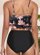Женский раздельный купальник FS Bikini Set Ruffle High Waist топом-воланом М Комбинированый (9081) - изображение 4