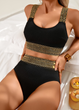 Жіночий купальник FS High Waist Bikini L Чорний (9083) - зображення 4