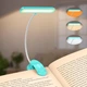 Настольная лампа для чтения аккумуляторная Gritin 19 LED гибкая 1200 mAh до 80 ч работы (G1321) Blue - изображение 1