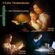 Настольная лампа для чтения аккумуляторная Gritin 19 LED гибкая 1200 mAh до 80 ч работы (G1321) Dark Green - изображение 3