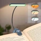 Настольная лампа для чтения аккумуляторная Gritin 19 LED гибкая 1200 mAh до 80 ч работы (G1321) Aquamarine - изображение 1