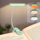 Настольная лампа для чтения аккумуляторная Gritin 19 LED гибкая 1200 mAh до 80 ч работы (G1321) Cyan - изображение 1