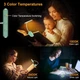 Настольная лампа для чтения аккумуляторная Gritin 19 LED гибкая 1200 mAh до 80 ч работы (G1321) Cyan - изображение 3