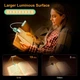 Настольная лампа для чтения аккумуляторная Gritin 19 LED гибкая 1200 mAh до 80 ч работы (G1321) Cyan - изображение 4