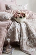 Постільна білизна євро розмір Saheser Digital Premium Satin Romantica - зображення 3