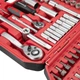 Набір інструментів 1/2" & 1/4" 110од (ET-6108SP) INTERTOOL ET-9108 - зображення 12