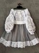 Костюм для дівчинки з вишивкою "Панянка" 140-146 см сірий (MOH02) - изображение 3