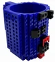 Оригінальний кухоль-конструктор Build-On Brick Mug 350 мл для напоїв креативний подарунок Синій - зображення 5