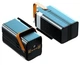 Зовнішній повербанк Power Bank Fast Charge 80000 mAh швидка зарядка з ліхтариком Чорний - зображення 6