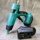 Термоклеевой аккумуляторный пистолет Li-ion Battery Glue Gun с 21V Синий - изображение 11