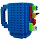 Оригінальна кружка-конструктор Build-On Brick Mug 350 мл для напоїв креативний подарунок Блакитний - зображення 1